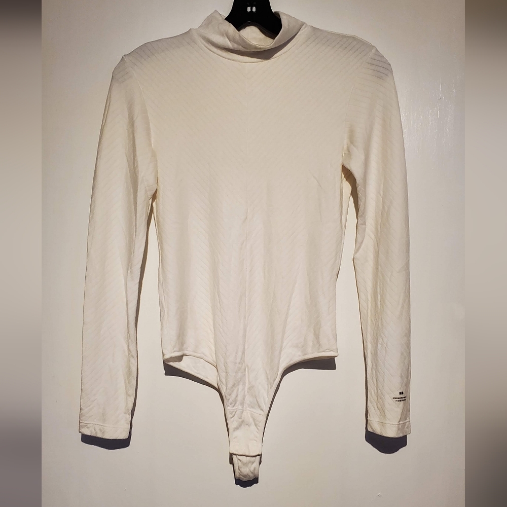 Uniqlo Alexander Wang Heat Tech Mock Neck Bodysuit Small